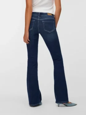 Vmhelena jeans med lav midje og utvidet passform