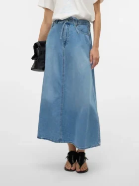 Vmhilla midje-midi-skjørt