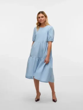 Vmjarlotte lang kjole