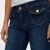 Vmjean jeans med lav midje og utvidet passform