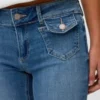 Vmjean jeans med lav midje og utvidet passform