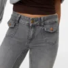 Vmjean jeans med lav midje og utvidet passform