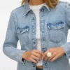 Vmjennie denimskjorte