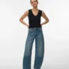 Vmjuno Mid Rise Barrel Fit-Jeans Vmjuno Mid Rise Barrel Fit-Jeans