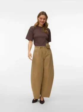 Vmkaitlin High Rise Barrel Fit-Jeans