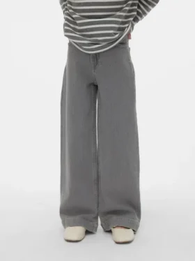 Vmkenya jeans med høy midje og vid passform