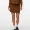 Vmkreta kort shorts med høy midje