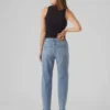Vmlinda-jeans med høy midje og «mom fit»