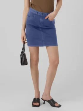 Vmluna kort shorts med høy midje