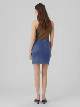 Vmluna kort shorts med høy midje