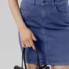 Vmluna kort shorts med høy midje