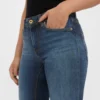 Vmlux Mid Rise Slim Fit-Jeans