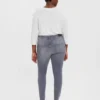 Vmlux Mid Rise Slim Fit-Jeans