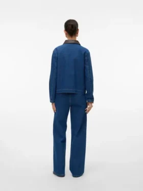Vmmargot-jeans med høy midje og vid passform