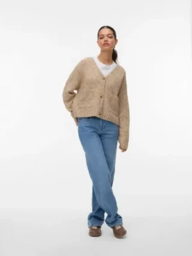 Vmmelisa-jeans med middels høy midje og vid passform