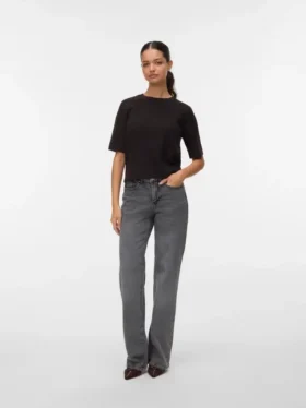 Vmmelisa-jeans med middels høy midje og vid passform