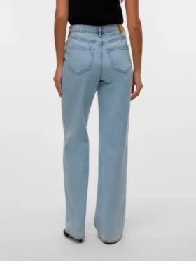 Vmmelisa-jeans med middels høy midje og vid passform