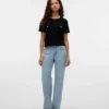 Vmmelisa-jeans med middels høy midje og vid passform