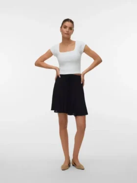 Vmmenny kort shorts med høy midje