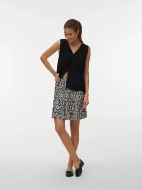 Vmmenny kort shorts med høy midje