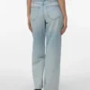 Vmmilou jeans med middels høy midje og vid passform