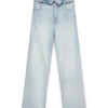 Vmmilou jeans med middels høy midje og vid passform