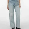 Vmmilou jeans med middels høy midje og vid passform