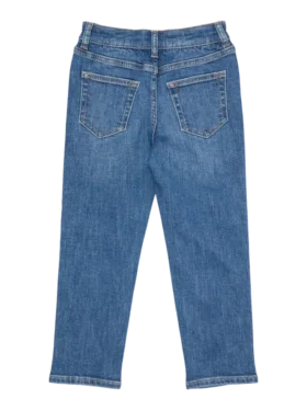 Vmolivia-jeans med høy midje og «mom fit»