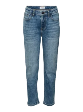 Vmolivia-jeans med høy midje og «mom fit»