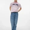 Vmolivia-jeans med høy midje og «mom fit»