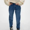 Vmolivia-jeans med høy midje og «mom fit»