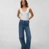 Vmolivia-jeans med høy midje og vid passform