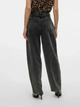 Vmollie-jeans med høy midje og ballongpassform
