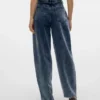 Vmollie-jeans med høy midje og ballongpassform