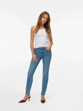 Vmpaige Mid Rise Skinny Fit-Jeans