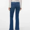 Vmphoebe-jeans med middels høy midje og utvidet passform