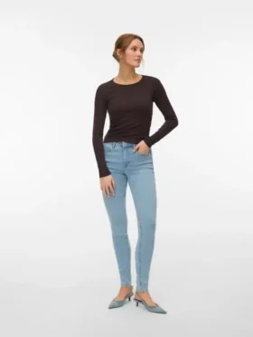Vmpolly Mid Rise Skinny Fit-Jeans