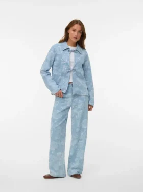 Vmrae-jeans med høy midje og vid passform