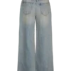 Vmremy jeans med middels høy midje og vid passform