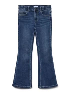 Vmriver-jeans med høy midje og vid passform