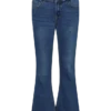 Vmruby jeans med middels høy midje og utvidet passform