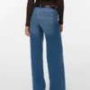 Vmsandie – Stretch-Jeans med middels høy midje og vid passform