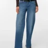 Vmsandie – Stretch-Jeans med middels høy midje og vid passform