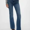 Vmselina jeans med høy midje og utvidet passform