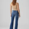 Vmselina jeans med høy midje og utvidet passform