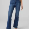 Vmselina jeans med høy midje og utvidet passform
