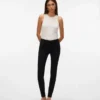 Vmseven Mid Rise Slim Fit-Jeans