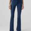 Vmsiga jeans med høy midje og utvidet passform