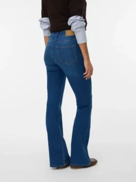 Vmsiga-jeans med høy midje og utvidet passform