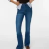 Vmsiga-jeans med høy midje og utvidet passform